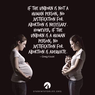 If the unborn is not a person abortion