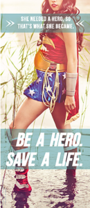 Sidewalk Counseling Super Hero pamphlet front cover